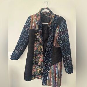 Colorful Patterned Coat size S